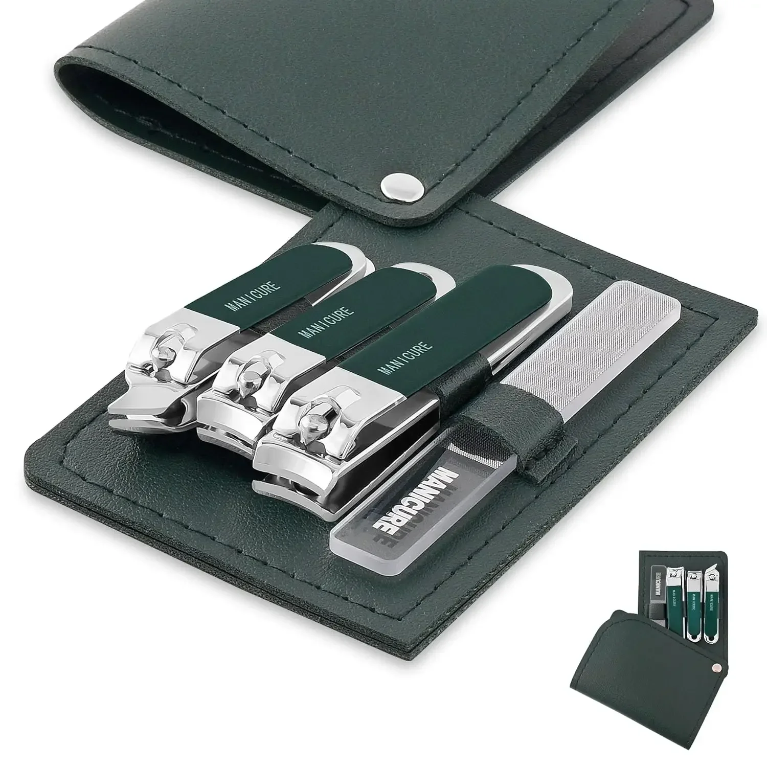 Mens Grooming Travel Kit - Набор для маникюра из 4 предметов: