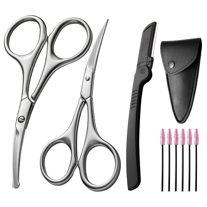 Men'S Grooming Eyebrow Trimming - Ножницы для бровей и волос в