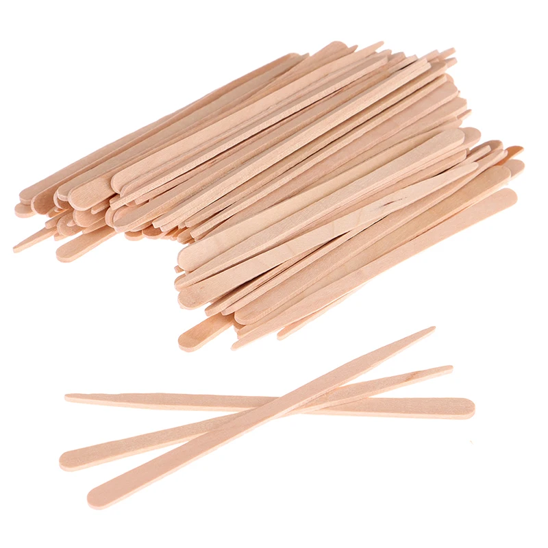 Hair Wax Stick - 50/100 шт. деревянные палочки для удаления