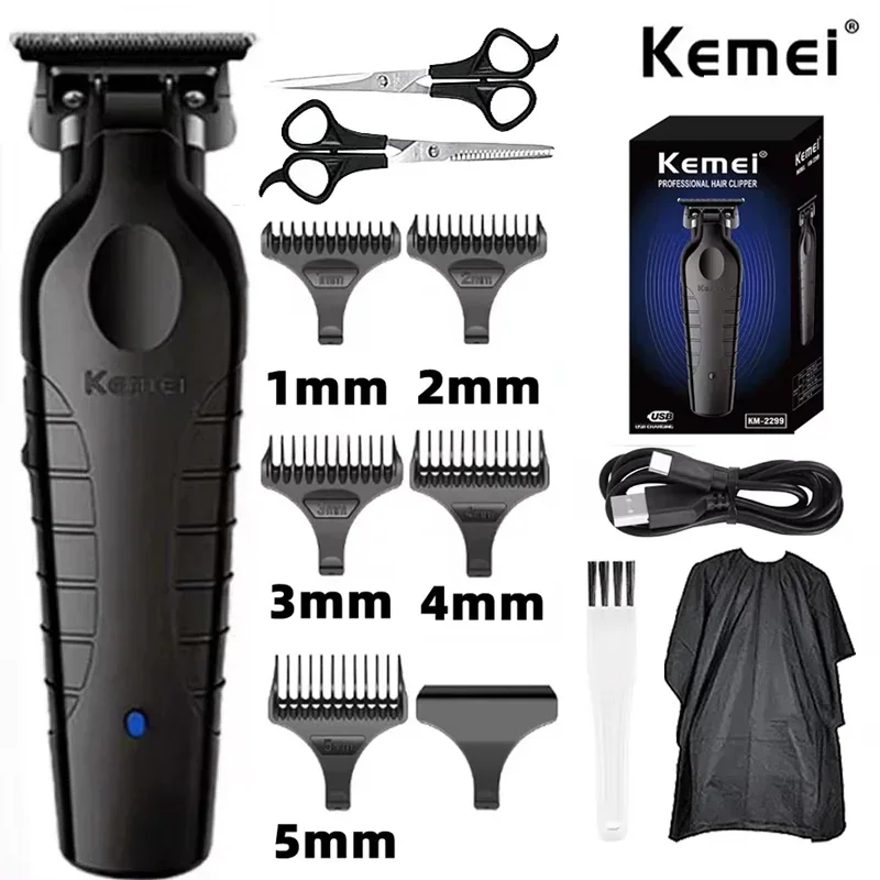 Hair Clipper Professional - Kemei KM-2299 Парикмахерская беспроводная машинка для