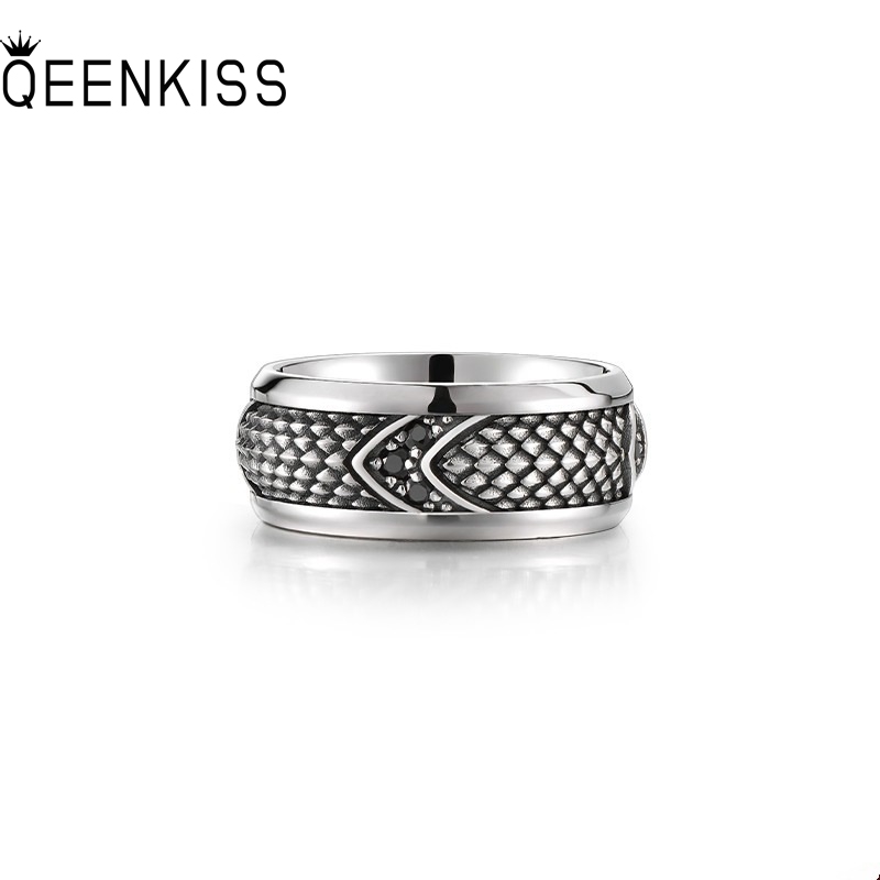 Men'S Grooming Set Gift - Кольца QEENKISS из стерлингового серебра 925