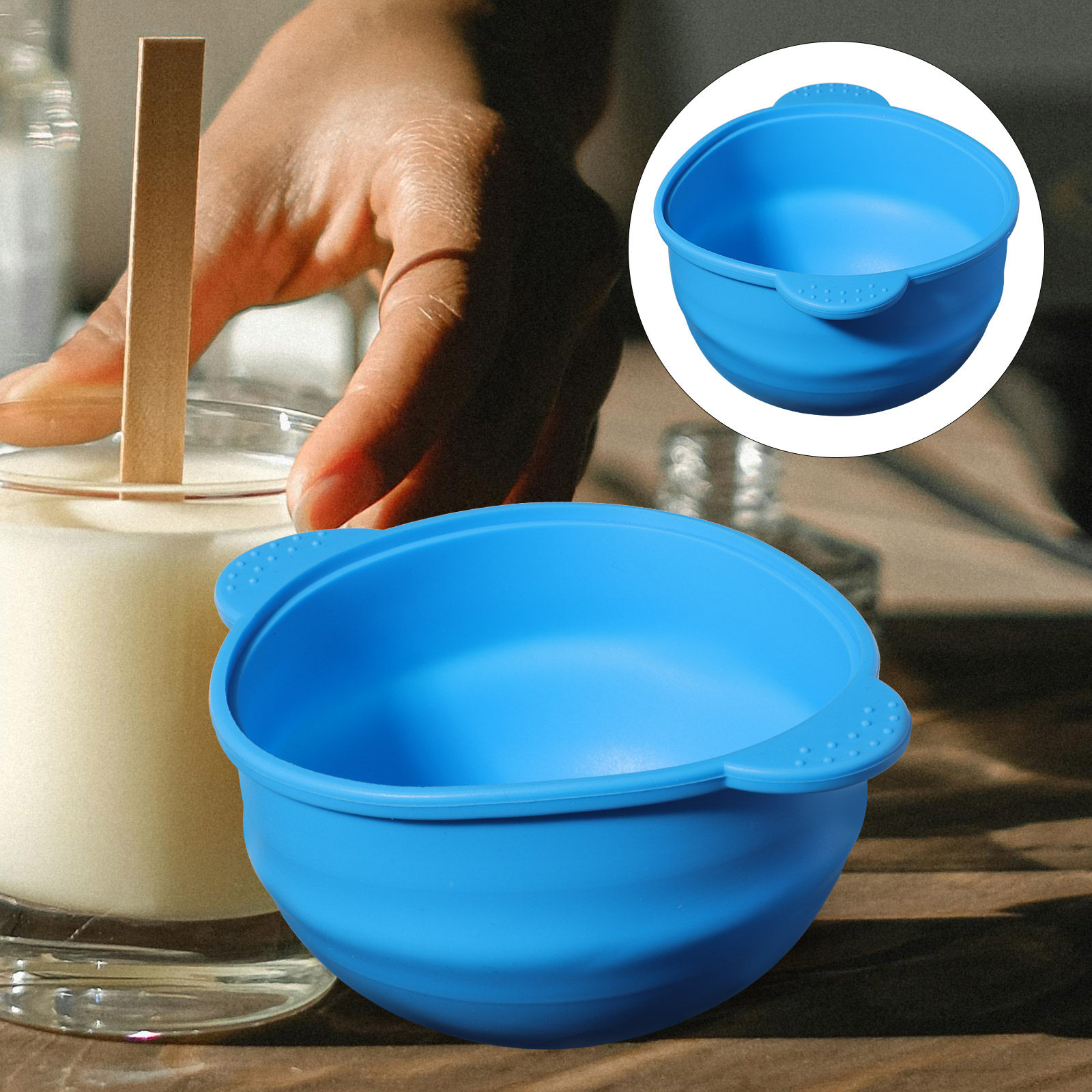 Hair Wax Stick - Силиконовая чаша для воскоплава: термостойкая, антипригарная,