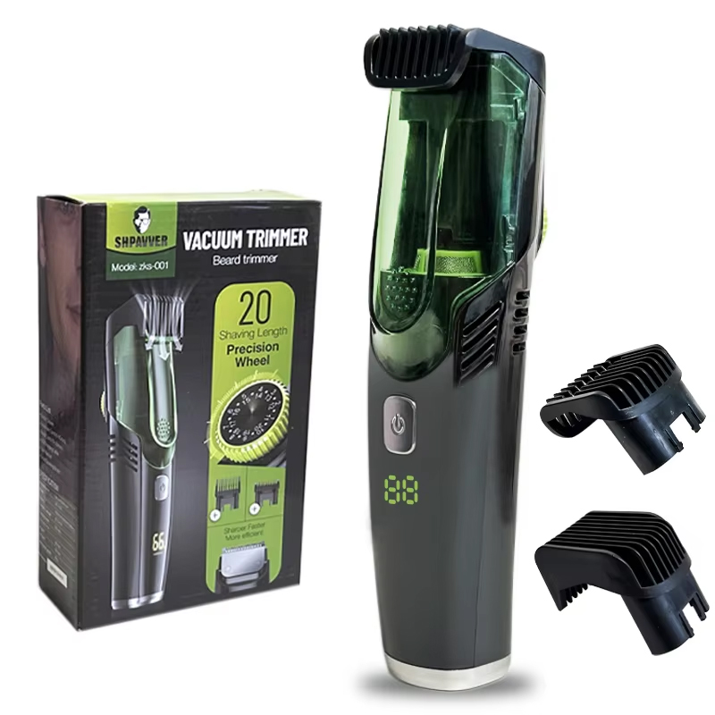 Men'S Grooming Vacuum - Беспроводной мужской триммер для бороды, перезаряжаемая