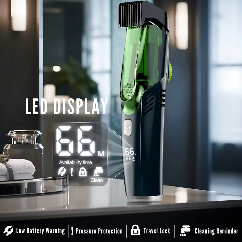 Беспроводной триммер для бород – обзор и цена Men'S Grooming Vacuum