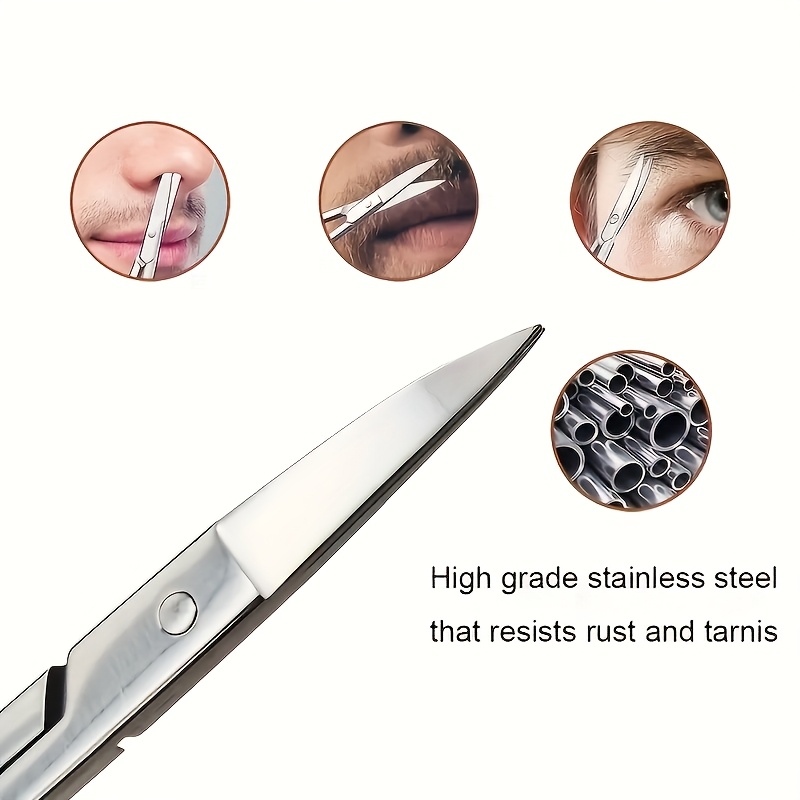 Набор из 1/3 изогнутых ножниц  – обзор и цена Men'S Grooming Eyebrow Trimming