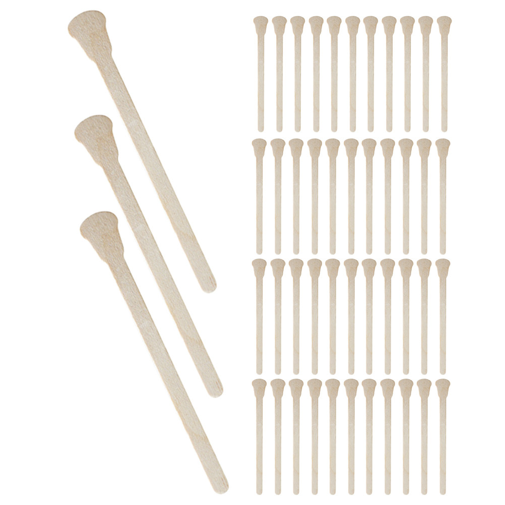 100 шт. одноразовых деревянных – обзор и цена Hair Wax Stick