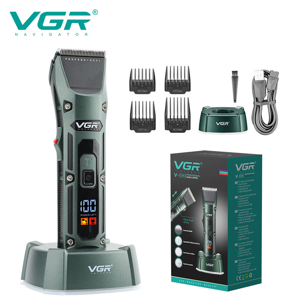 VGR V-696 Новый металлический  – обзор и цена Hair Clipper Professional